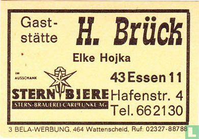 Gaststätte H. Brück - Elke Hojka