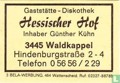 Hessischer Hof - Günther Kühn