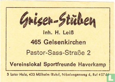 Griser-Stuben - H. Leiss