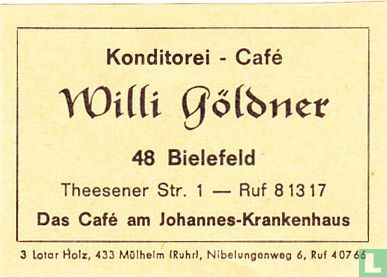 Konditorei - Café Willi Göldner