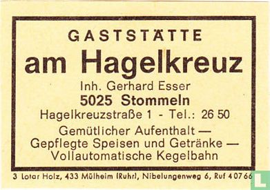 Gaststätte am Hagelkreuz - Gerhard Esser
