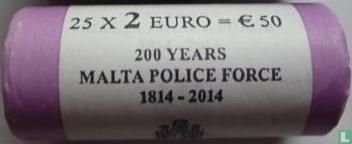 Malta 2 euro 2014 (roll) "200 years Malta police force" - Image 2