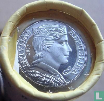 Latvia 1 euro 2016 (roll) - Image 1