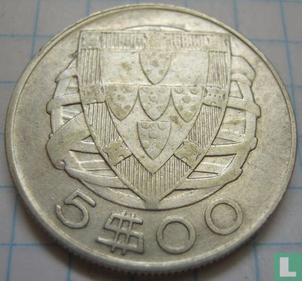 Portugal 5 escudos 1940 - Afbeelding 2