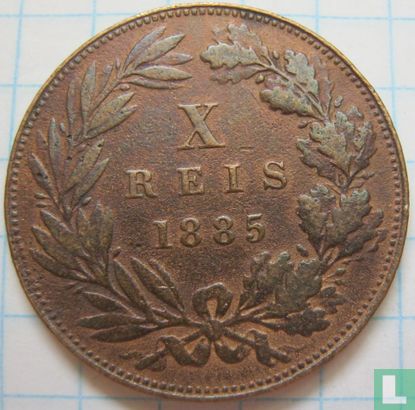 Portugal 10 Réis 1885 - Bild 1