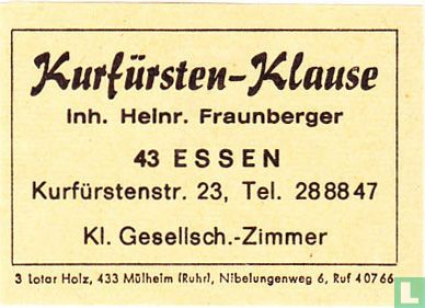 Kurfürsten-Klause - Helnr. Fraunberger - Afbeelding 2