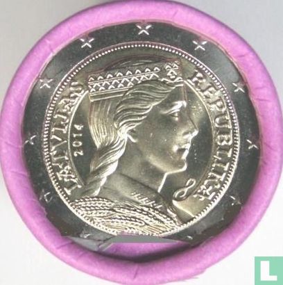Latvia 2 euro 2014 (roll) - Image 1