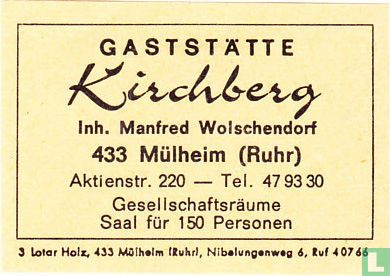 Gaststätte Kirchberg - Manfred Wolschendorf
