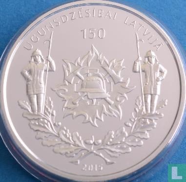 Latvia 5 euro 2015 (PROOF) "150 years of firefighting in Latvia" - Image 1