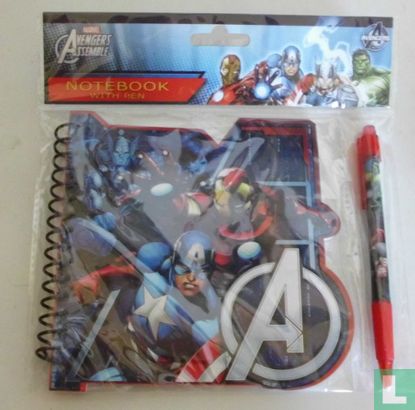 Marvel Avengers Assemble Notebook with pen - Image 1