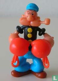 Popeye boxeur gants rouge