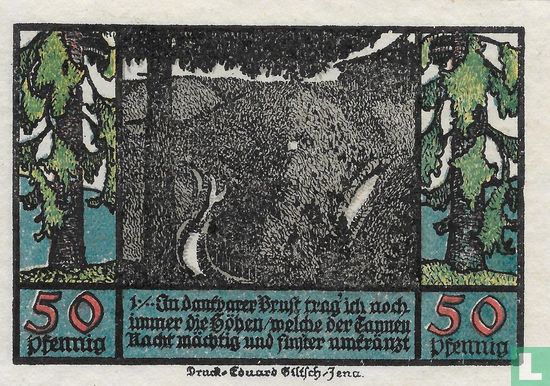Schwarzburg 50 Pfennig - Afbeelding 2
