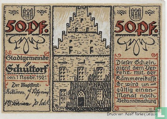 Schüttorf, Ville - 50 Pfennig 1921 - Image 1