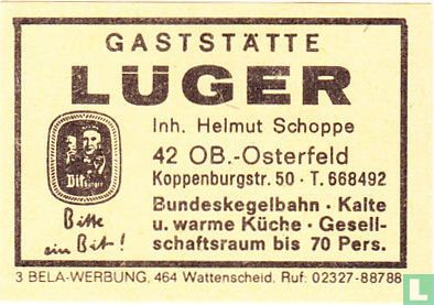 Gaststätte Luger - Helmut Schoppe