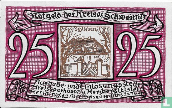 Schweinitz 25 Pfennig - Image 1