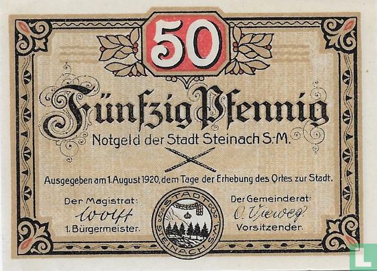 Steinach 50 Pfennig 1920 - Image 1