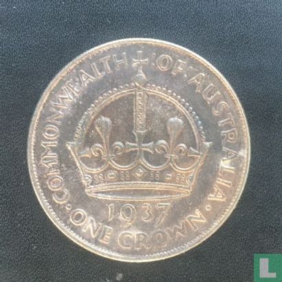 Australië 1 kroon 1937 "Coronation of King George VI" Replica  - Image 1