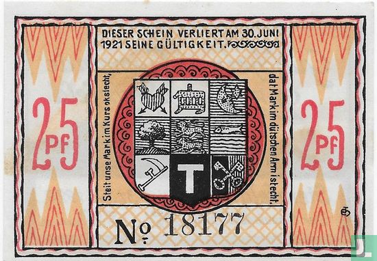 Steinfeld, Gemeinde - 25 Pfennig (2) 1920 - Bild 1