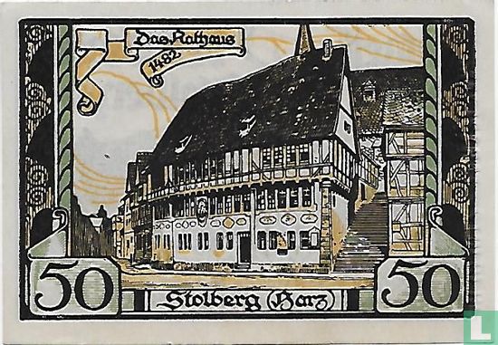 Stolberg, Ville - 50 Pfennig ND (1921) - Image 2