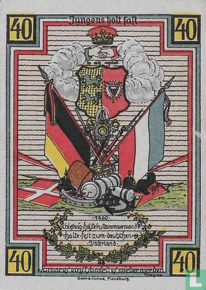 Stedesand, Gemeinde - 40 Pfennig 1920 - Afbeelding 1