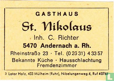 Gasthaus St. Nikolaus - C. Richter