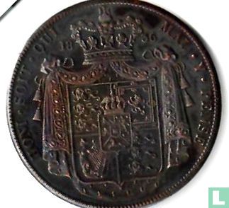 2.5 shilling 1/2 crown 1836 - Afbeelding 2