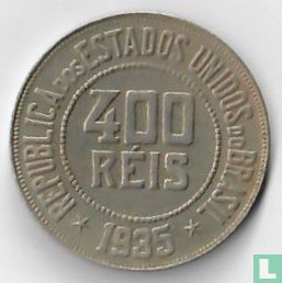 Brazilië 400 réis 1935 - Afbeelding 1