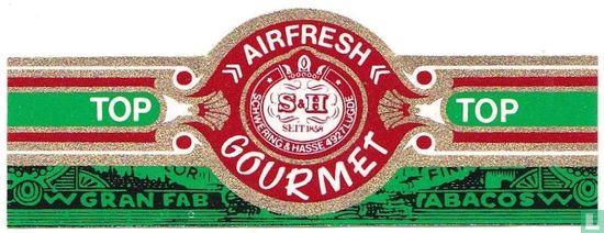 Airfresh S & H Seit 1M5M Schwering & Hasse 4927 Lugde Gourmet - Top Flor Gran Fab - Top Fina Tabacos   - Afbeelding 1