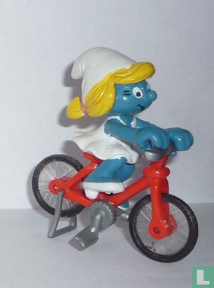 Smurfin op fiets - Afbeelding 2