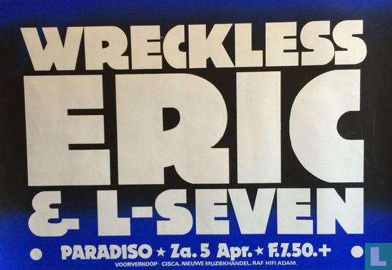 Wreckless Eric in Paradiso