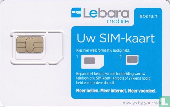 Lebara mobile Uw SIM-kaart 0063.02 - Lebara Mobile - LastDodo