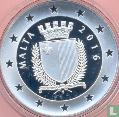 Malta 10 euro 2016 (PROOF) "450th anniversary of the foundation of Valletta" - Image 1