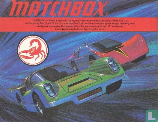 "Matchbox" Verzamelaarscatalogus 1971 - Bild 2