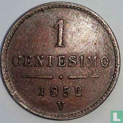 Lombardije-Venetië 1 centesimo 1852 (V) - Afbeelding 1