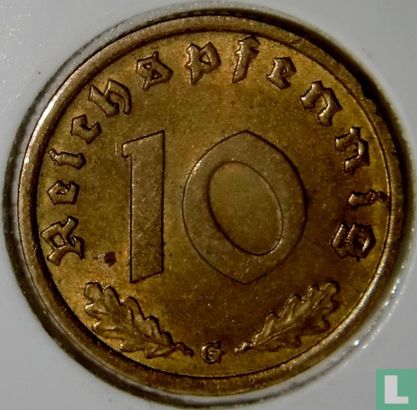 Duitse Rijk 10 reichspfennig 1938 (G) - Afbeelding 2