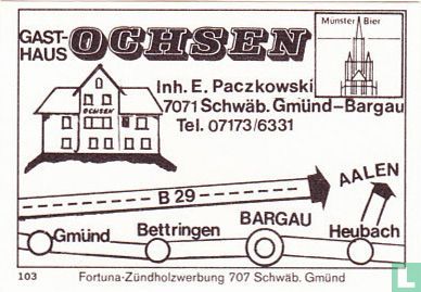 Gasthaus Ochsen - E. Paczkowski