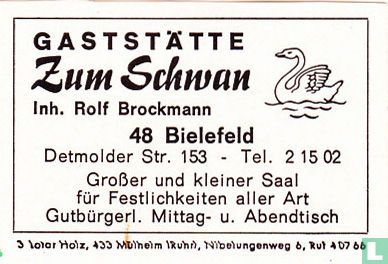 Gaststätte Zum Schwan - Rolf Brockmann