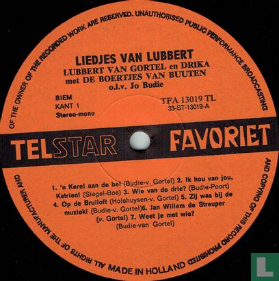 Liedjes van Lubbert - Bild 3