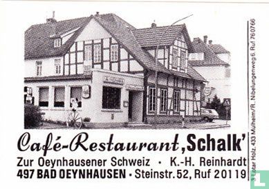 Café-Restaurant 'Schalk' - K.-H. Reinhardt