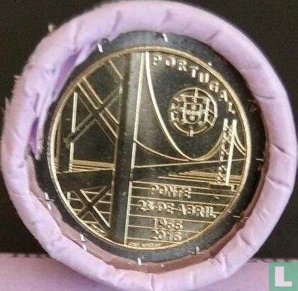Portugal 2 euro 2016 (rouleau) "Fifty years of 25th april Bridge" - Image 1