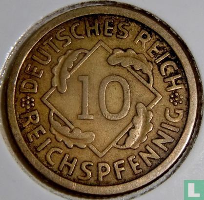 Deutsches Reich 10 Reichspfennig 1935 (D) - Bild 2