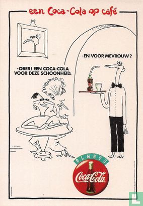 0184b - Coca-Cola "Ober! Een Coca-Cola Voor Deze Schoonheid" - Afbeelding 1