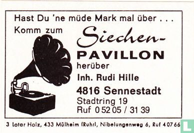 Siechen-Pavillon - Rudi Hille