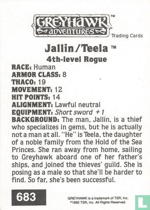 Jallin / Teela - 4th-level Rogue - Image 2