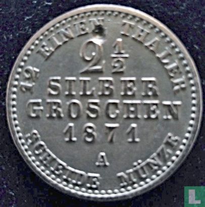 Pruisen 2½ silbergroschen 1871 (A) - Afbeelding 1