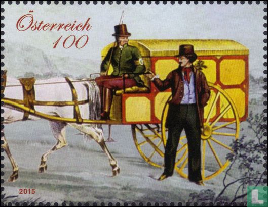Briefpost Cariolwagen 