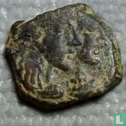 Nabataea  AE16  (Aretas IV & Shuqailat)  9 BCE - 40 EC - Afbeelding 2