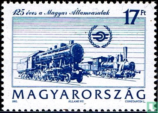 Lokomotive und Logo