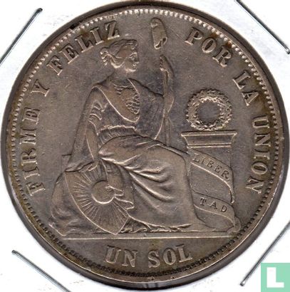 Peru 1 Sol 1872 - Bild 2