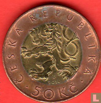 Tsjechië 50 korun 2014 - Afbeelding 1